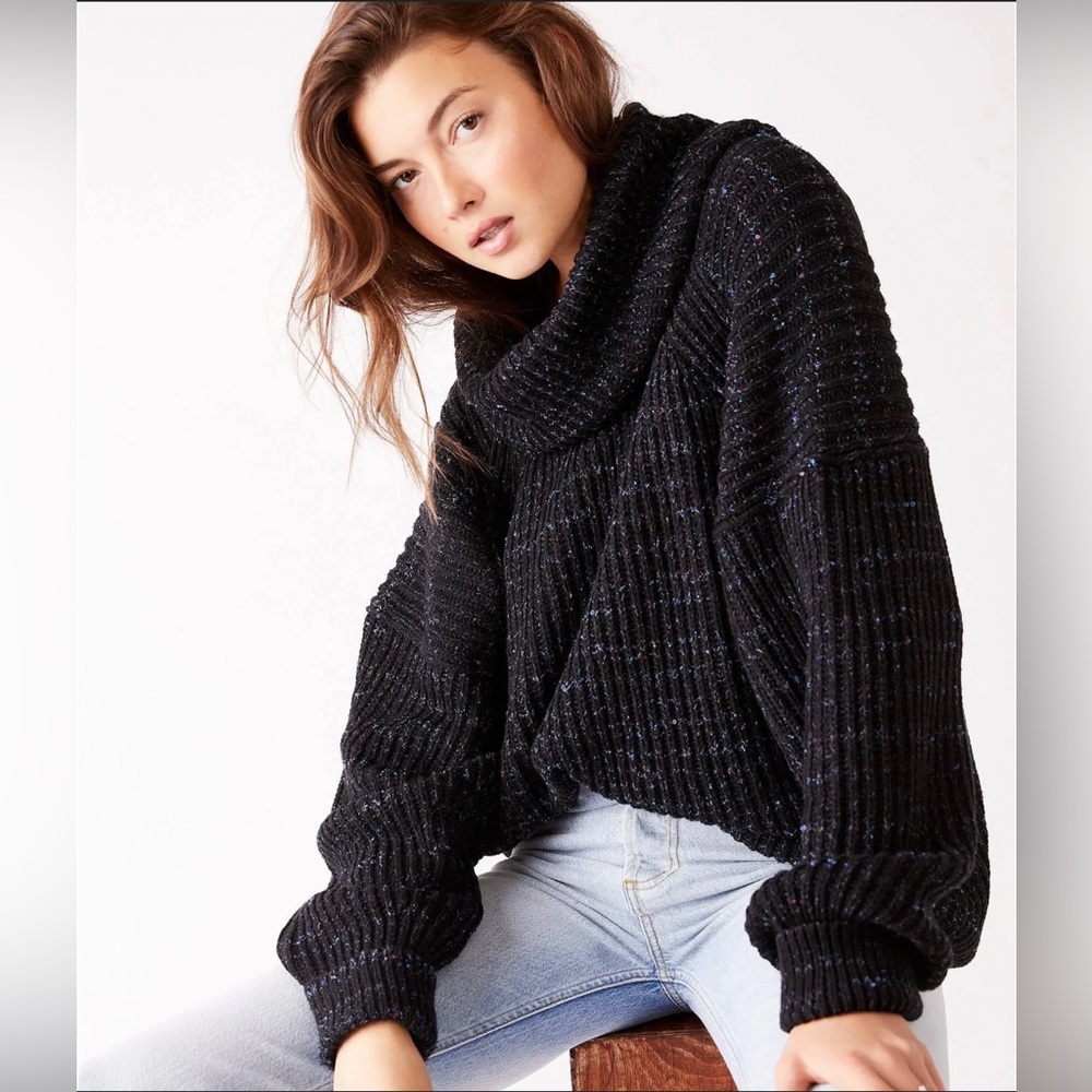 Free People Oversize Leo Tunic Sweater Size XS